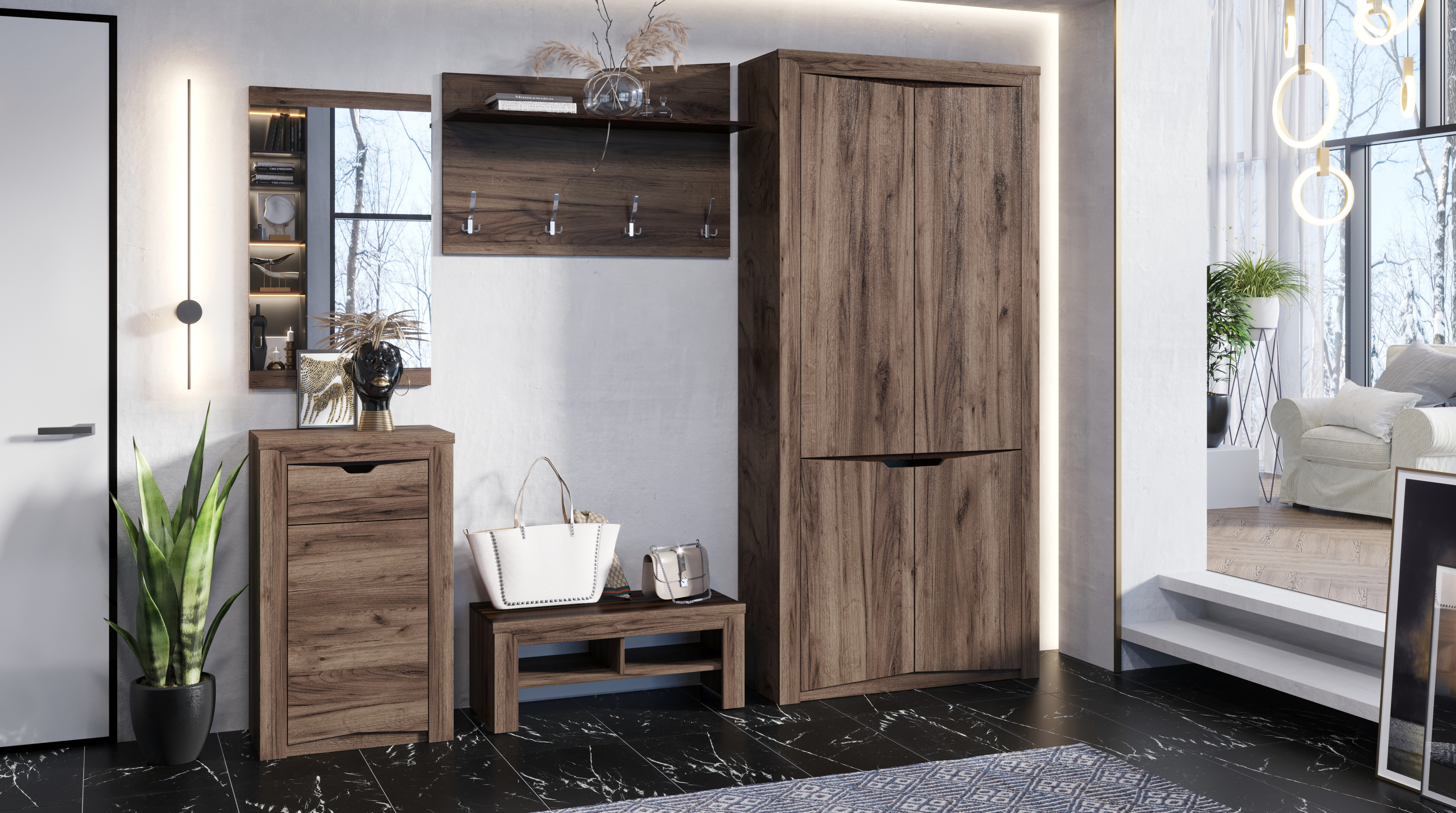 Прихожая Регина  дуб самдал